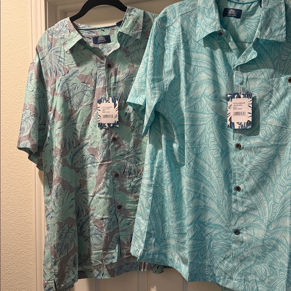 2 New Havana Jim short sleeve shirts Men's
